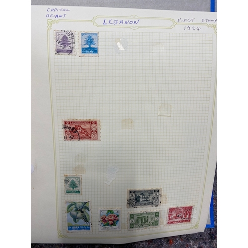 67 - Folders Containing Antique to Modern World Country / Region Stamps Alphabetical order LA-LZ - Laos -... 