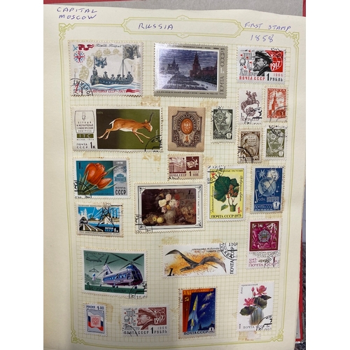 72 - Folders Containing Antique to Modern World Country / Region Stamps Alphabetical order Q-R - Qatar - ... 