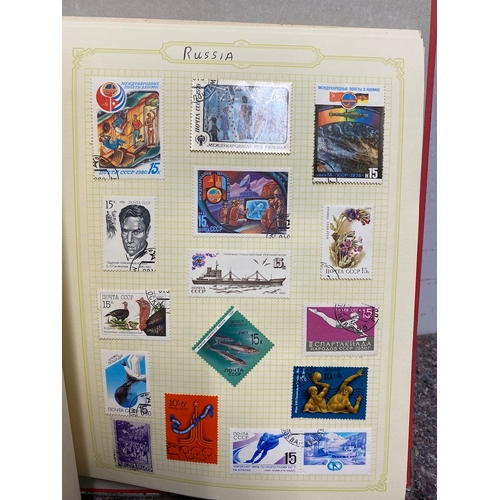 72 - Folders Containing Antique to Modern World Country / Region Stamps Alphabetical order Q-R - Qatar - ... 