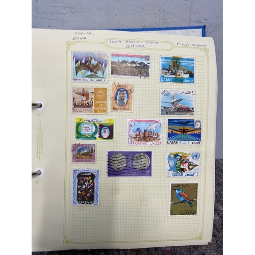 72 - Folders Containing Antique to Modern World Country / Region Stamps Alphabetical order Q-R - Qatar - ... 