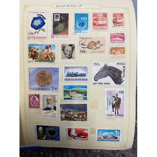 72 - Folders Containing Antique to Modern World Country / Region Stamps Alphabetical order Q-R - Qatar - ... 