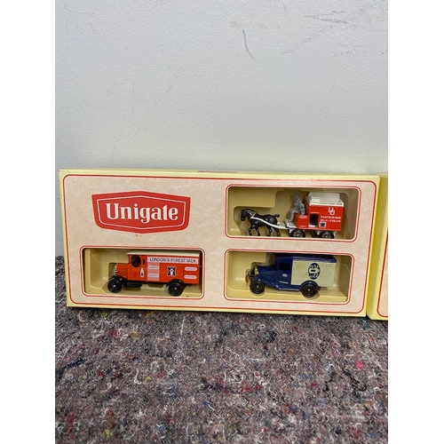 79 - Boxed Lledo 1997 Special Edition Unigate Dairy Gift Sets