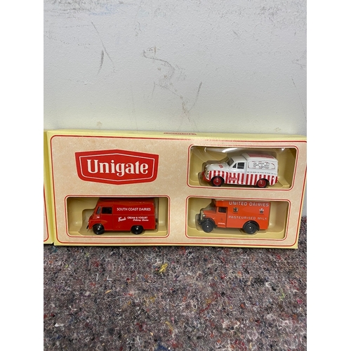 79 - Boxed Lledo 1997 Special Edition Unigate Dairy Gift Sets