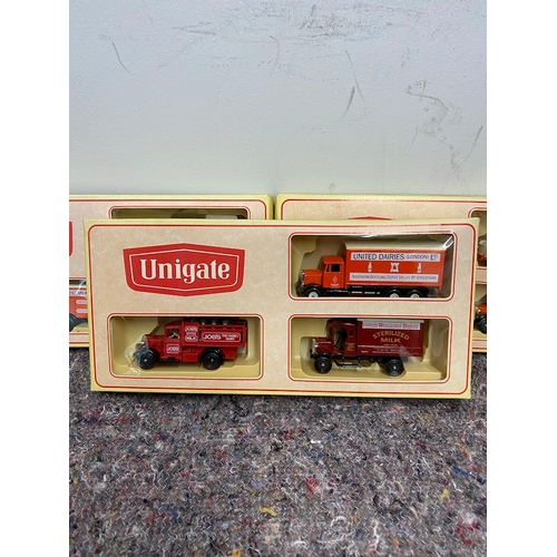 79 - Boxed Lledo 1997 Special Edition Unigate Dairy Gift Sets