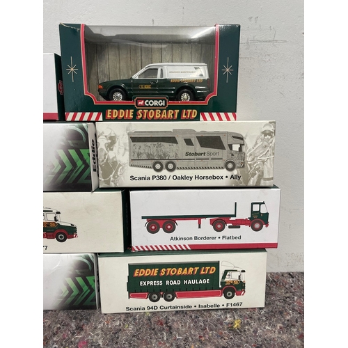 82 - Boxed Collection of Eddie Stobart Advertisement Lorries / Vans