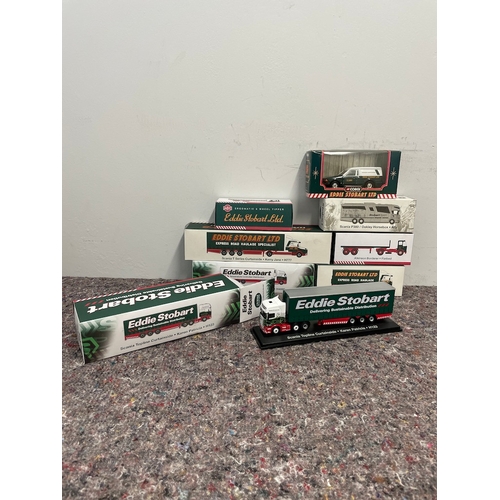 82 - Boxed Collection of Eddie Stobart Advertisement Lorries / Vans