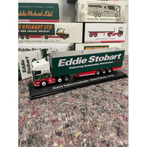 82 - Boxed Collection of Eddie Stobart Advertisement Lorries / Vans