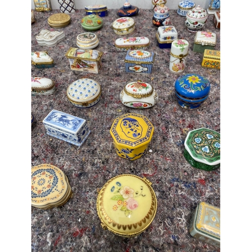 95 - Large collection of Del Prado Collectable trinket / pill boxes