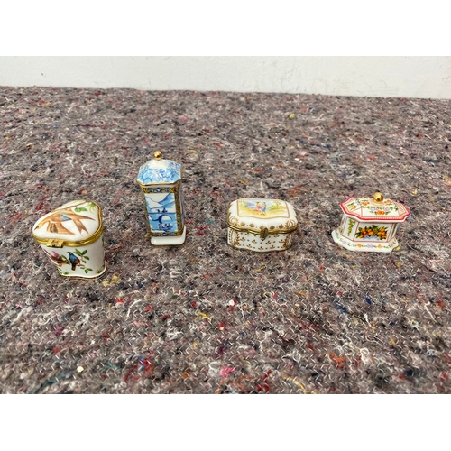 95 - Large collection of Del Prado Collectable trinket / pill boxes