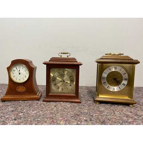 121 - Three vintage clocks - A/F