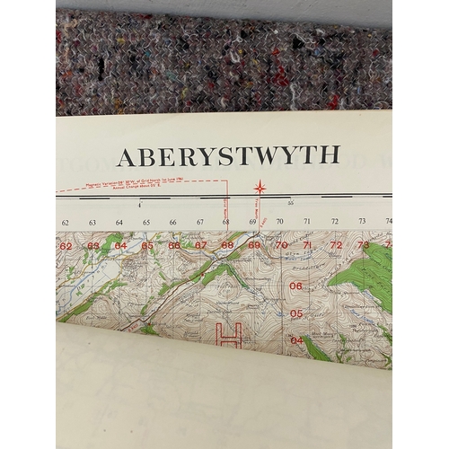 129 - Large collection of Ordnance Survey Sheet Maps 1 Inch Various UK Locations