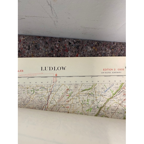 129 - Large collection of Ordnance Survey Sheet Maps 1 Inch Various UK Locations