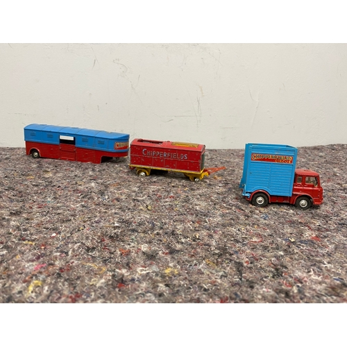 Vintage Dinky Chipperfields Circus Transport Models - A/F