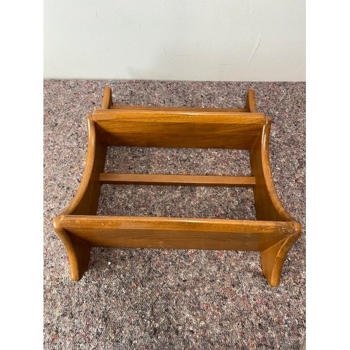 150 - Mid Century 1960's Ercol Elm Wall Plate Rack 52cm x 43cm x 20cm