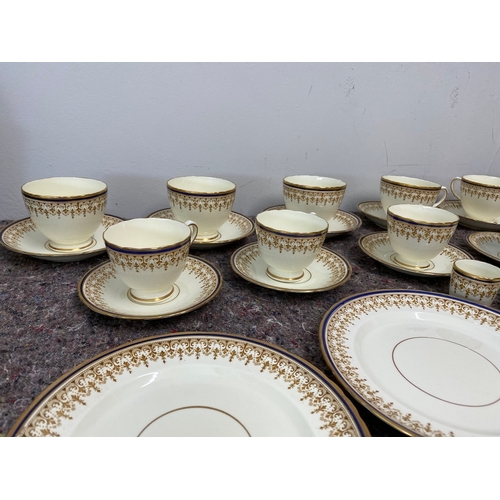 154 - Vintage Delphine Tea Service - 46 pieces - all in very good order