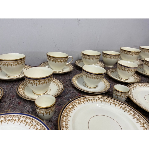 154 - Vintage Delphine Tea Service - 46 pieces - all in very good order