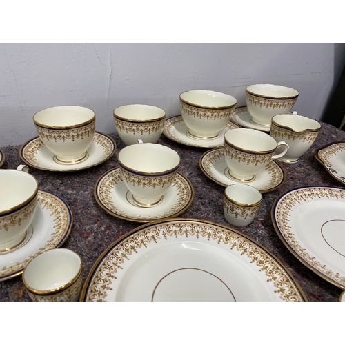 154 - Vintage Delphine Tea Service - 46 pieces - all in very good order