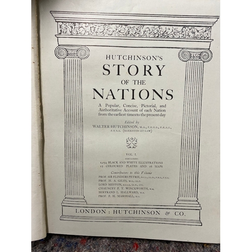 160 - 3 Volumes of Hutchinson Story of the Nations