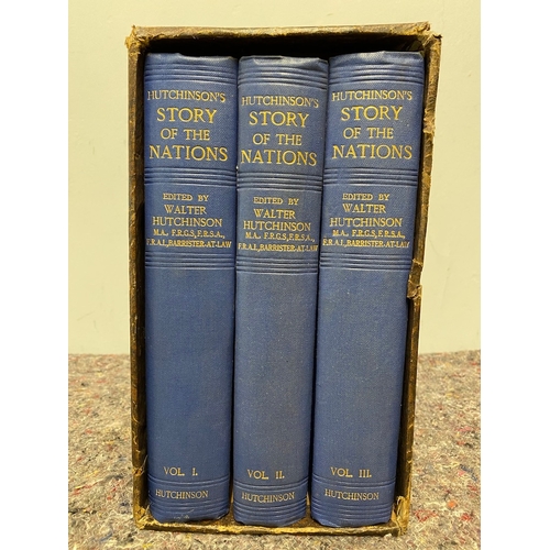 160 - 3 Volumes of Hutchinson Story of the Nations