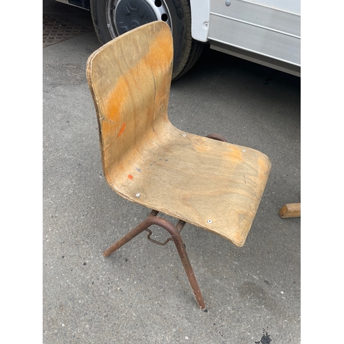 241 - Vintage child's school desk + chair