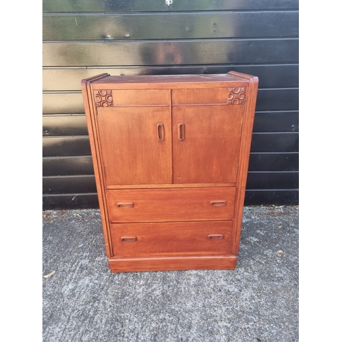 248 - Vintage Cupboard with two draws - 72cm x 43cm x 104cm