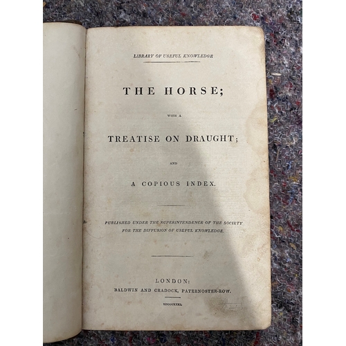 270 - 1st Edition 1831 The Horse Leather bound book, Original Photograph of horse / owner / trainer inscri... 