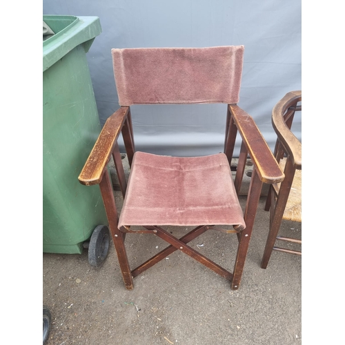 274 - Collection of odd antique & vintage chairs