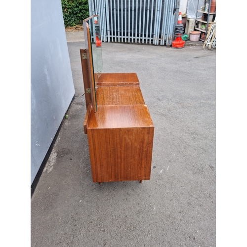 278 - Mid Century Teak Dressing Table 122cm x 46cm x 71cm