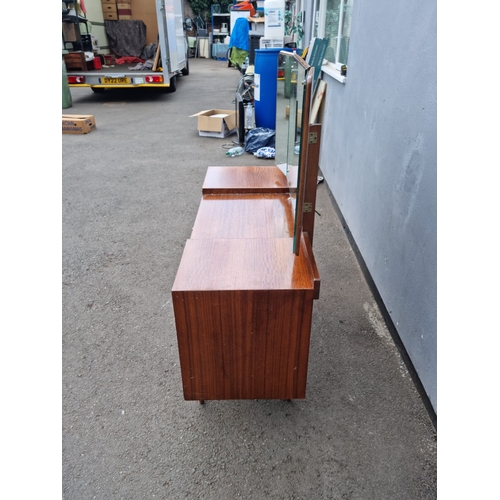 278 - Mid Century Teak Dressing Table 122cm x 46cm x 71cm