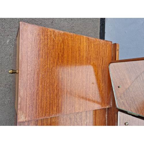 278 - Mid Century Teak Dressing Table 122cm x 46cm x 71cm