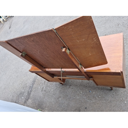 278 - Mid Century Teak Dressing Table 122cm x 46cm x 71cm