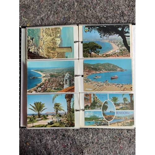 288 - Collection of approx 100 vintage European location postcards / social history 1960's -1970's