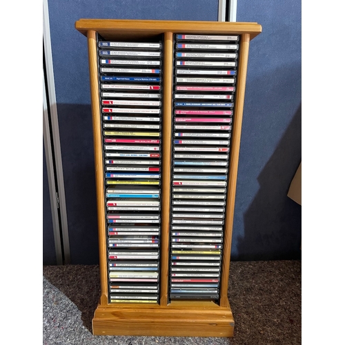 292 - Collection of vintage Classical CDS + Cabinet