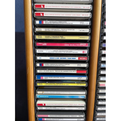 292 - Collection of vintage Classical CDS + Cabinet