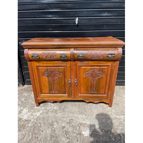 309 - Antique Art Nouveau Sideboard 18.5