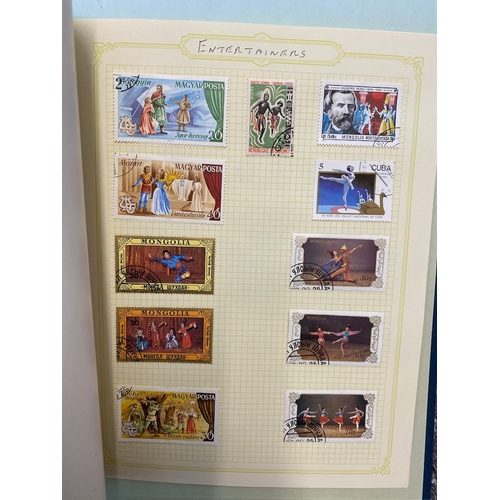 52 - Folder containing over 100 pages of  British & World Stamps of Castles / Cats / Christmas / Comm's /... 