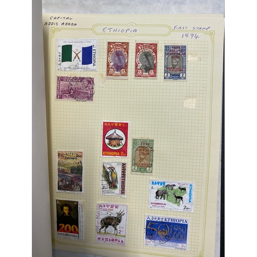 60 - Folders Containing Antique to Modern World Country / Region Stamps Alphabetical order E - Ecuador - ... 