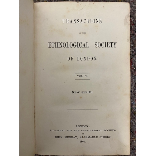 108 - Three 19th Century Leather bound Books inc The Works of Samuel Johnson 4th & 9th Vol 1801 + Transact... 