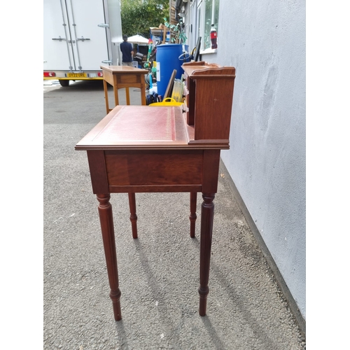 203 - Vintage Mahogany Leather Top secretaire 61cm x 96cm