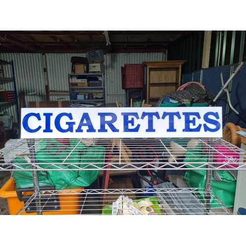 226 - Vintage PVC Cigarettes Shop Sign