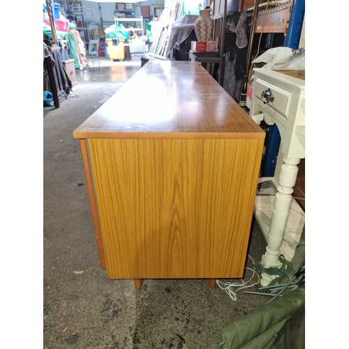 229 - Mid century Schreiber Sideboard 199cm x 73cm x 43cm