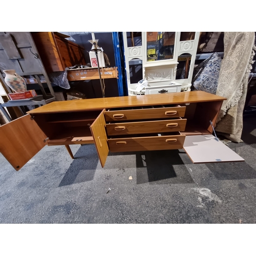 229 - Mid century Schreiber Sideboard 199cm x 73cm x 43cm