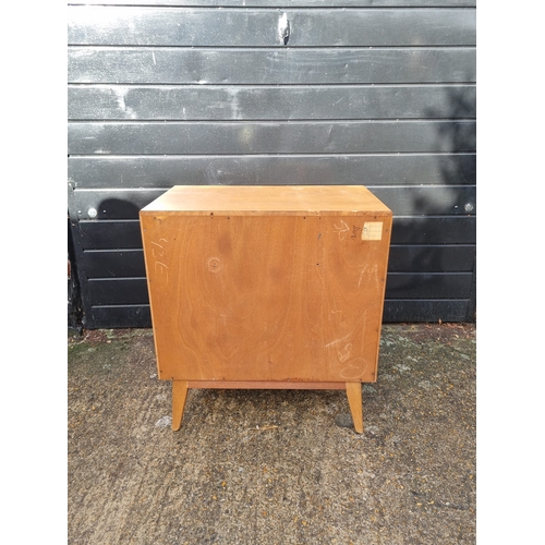 230 - Mid Century G Plan Light Oak Chest of three drawers - 76cm x 45cm