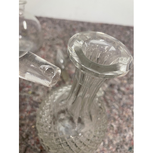 43 - Collection of Vintage and Antique Crystal Decanters A/F