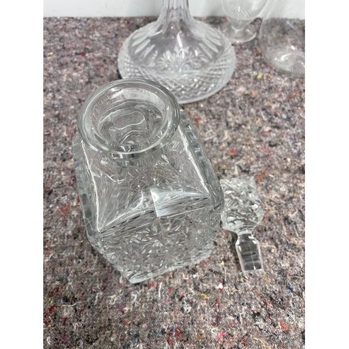 43 - Collection of Vintage and Antique Crystal Decanters A/F