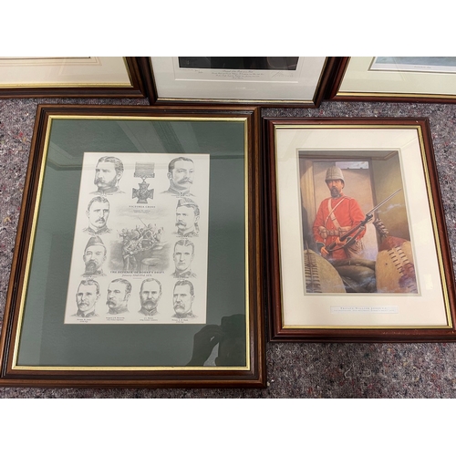 71 - Collection of Rorke's Drift Signed Ltd Edition Prints by Mark Churms + others