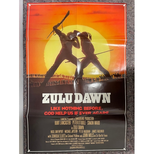 72 - Zulu Movie Memorabilia including hand signed Michael Caine Zulu Print, Zulu Dawn Original Movie Post... 