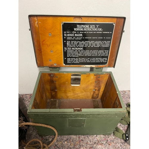 73 - WW2 Military Field telephone 