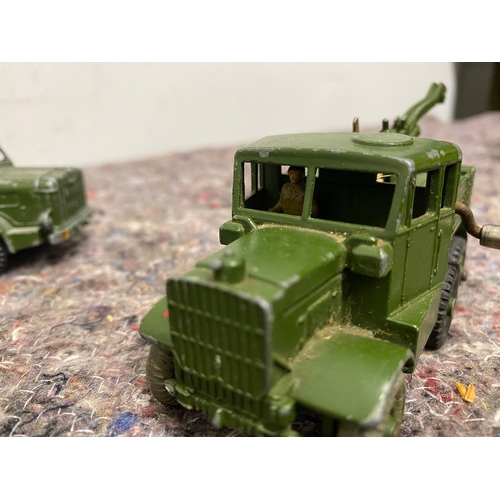 74 - Collection of Vintage Dinky Military Transporter Models + Corgi