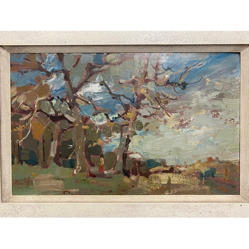 89 - Original Prolific South African Artist Oil on canvas Signed by Gregoire 1959 (Gregoire Boonzaier -So... 